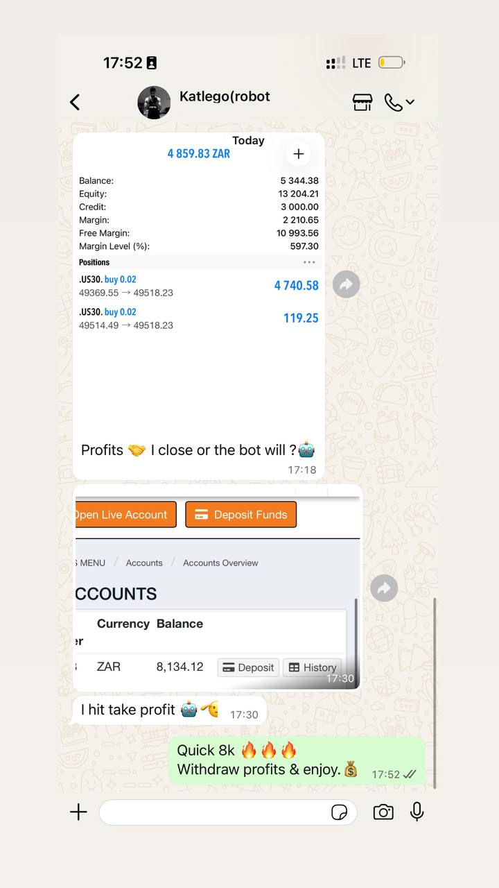 Trading result — Quick R8 000